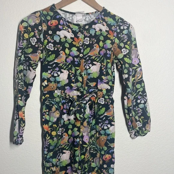 H&M girls long sleeve jumpsuit - Picture 3 of 8